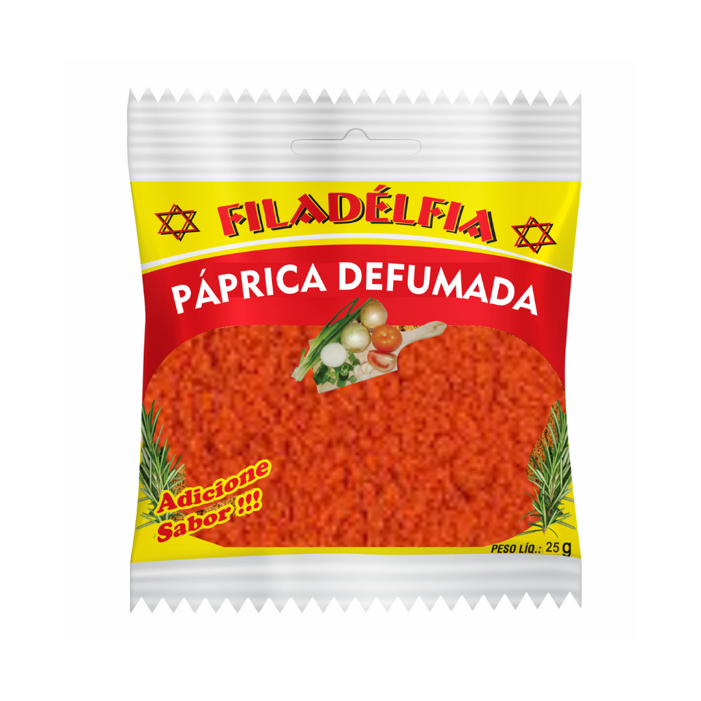 Páprica Defumada 25g (Pacote com 10 und)