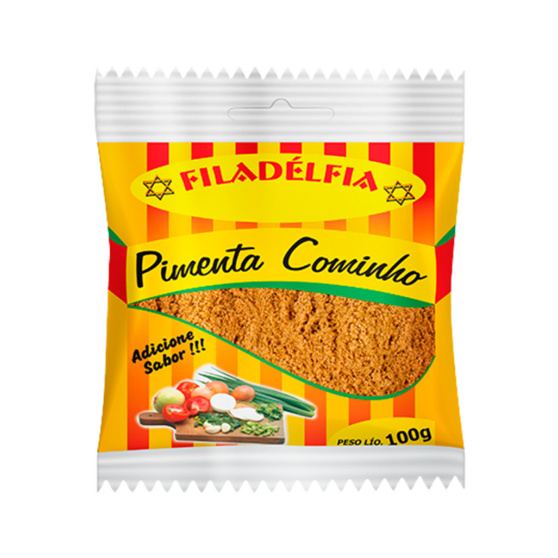 Pimenta e Cominho em Pó 100g (Pacote com 10 und)