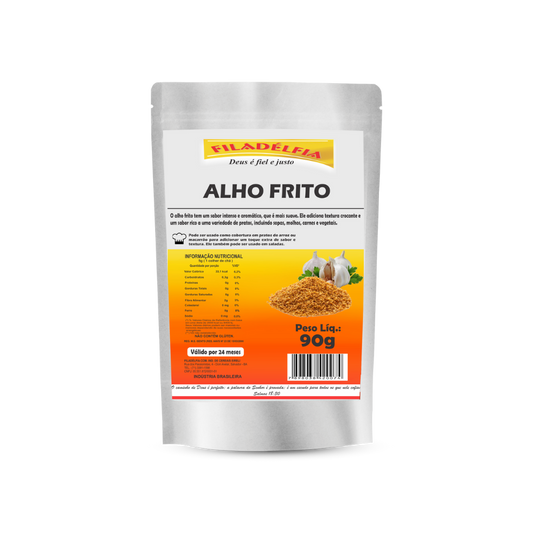 Alho Frito Sache 90g (pacote com 5 und)