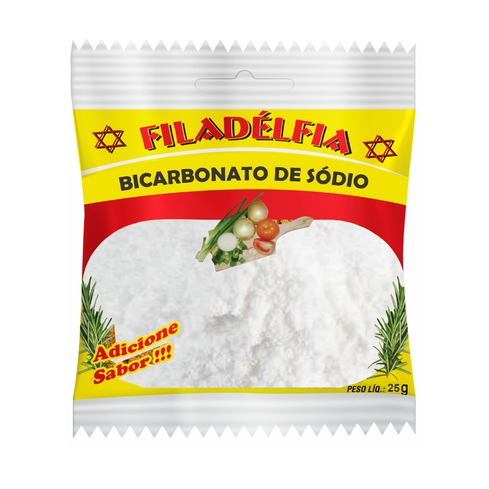 Bicarbonato 25g (pacote com 10 und)