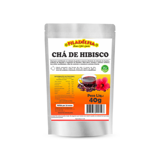 Chá de Hibisco 40g (Pacote com 5 und)