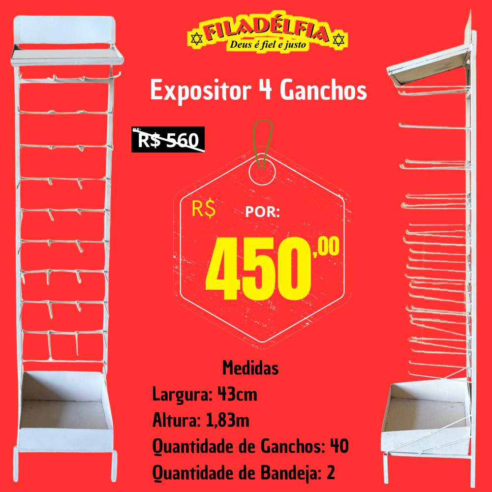 Expositor 4 Ganchos