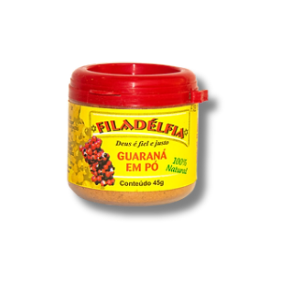 Guaraná em Pó Pote 45g (Pacote com 5 und)