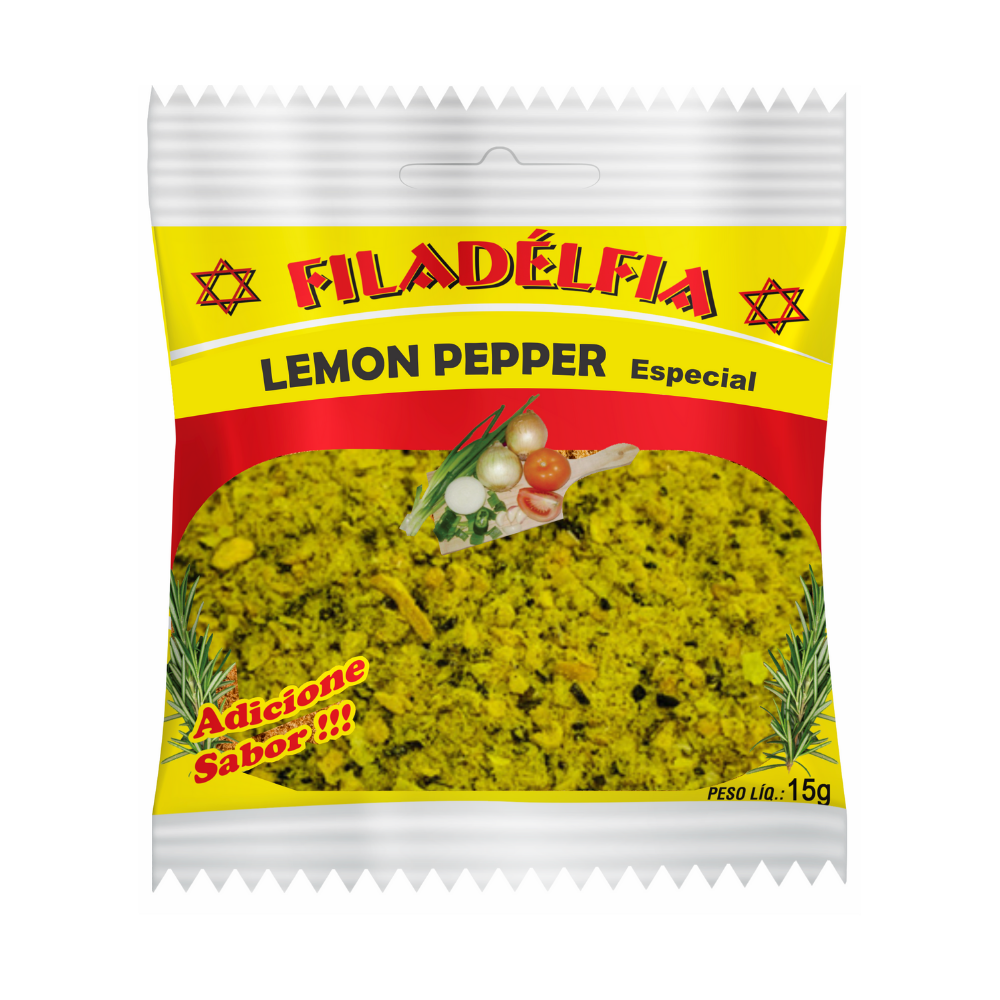 Lemon Pepper 15g (Pacote com 10 und)