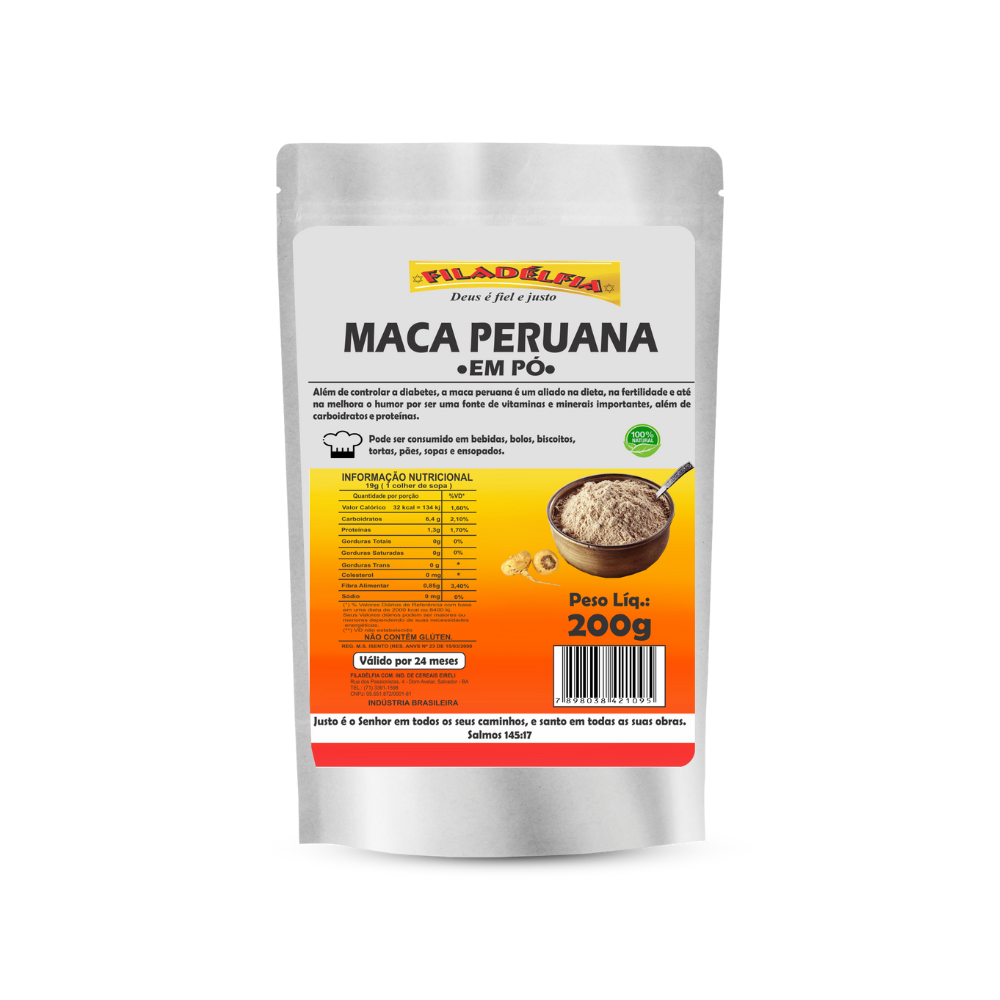 Maca Peruana 200g (Pacote com 5 und)