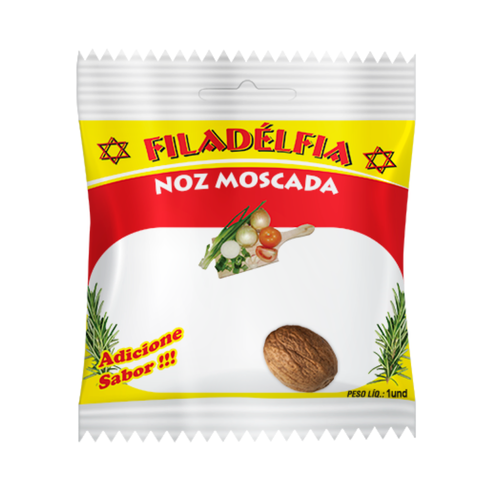 Noz Moscada Bola (1 UND) - Pacote com 10 und