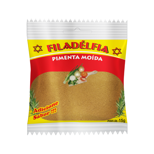 Pimenta Do Reino Moída 15g (Pacote com 10 und)