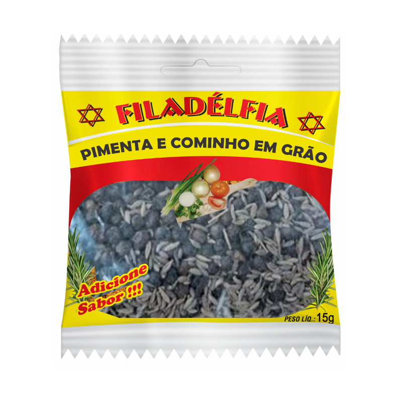 Pimenta e Cominho em Grão 15g (Pacote com 10 und)