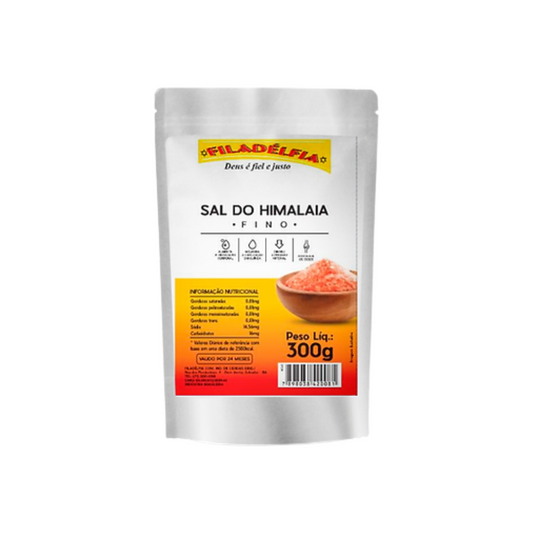 Sal Rosa Fino do Himalaia 300g (Pacote com 5 und)