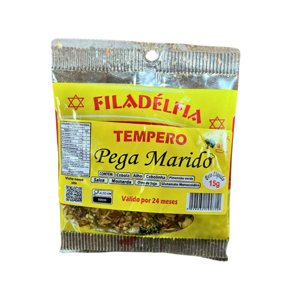 Tempero Pega Marido 15g (Pacote com 10 und) – Filadélfia Alimentos