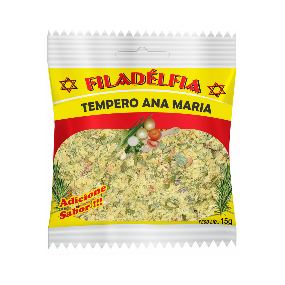 Tempero Ana Maria Braga com Sal 15g (Pacote com 10 und)