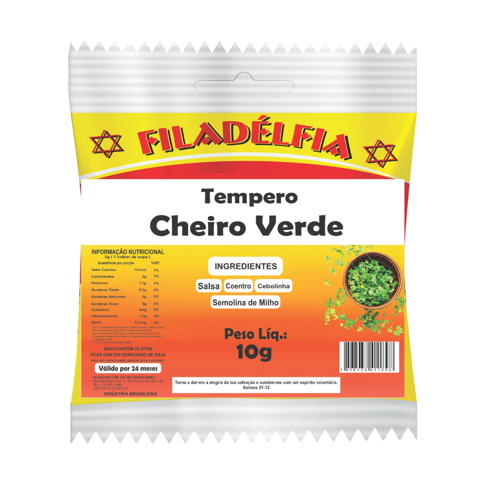 Tempero Cheiro Verde 10g (Pacote com 10 und)