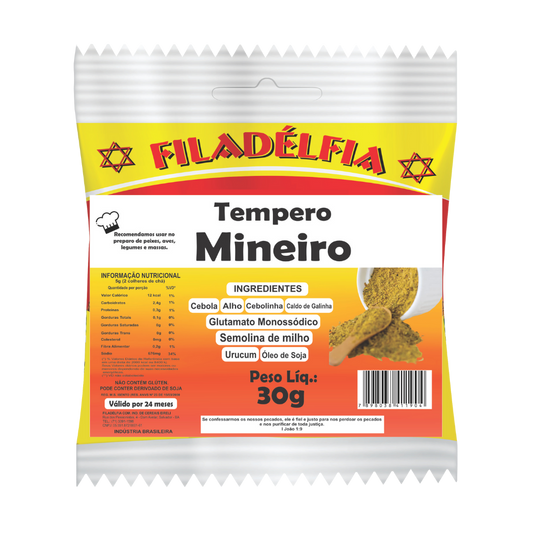 Tempero Mineiro 30g (Pacote com 10 und)