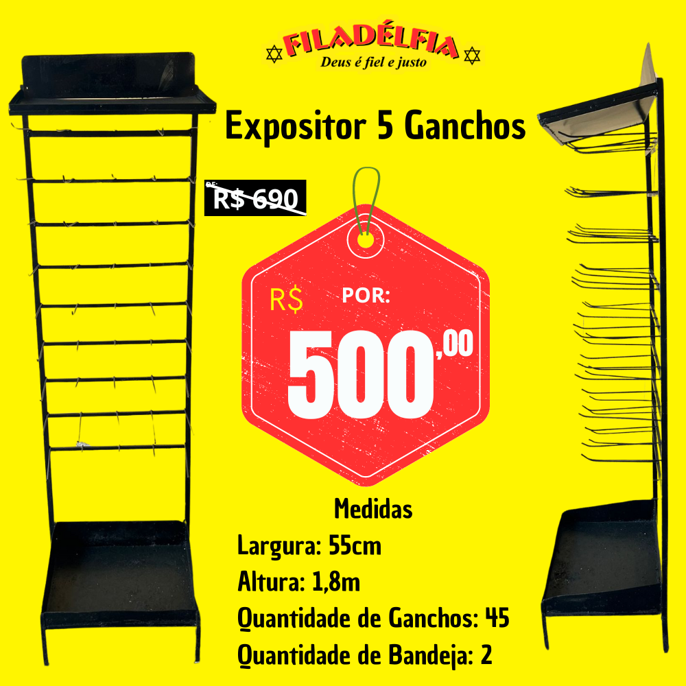 Expositor 5 Ganchos